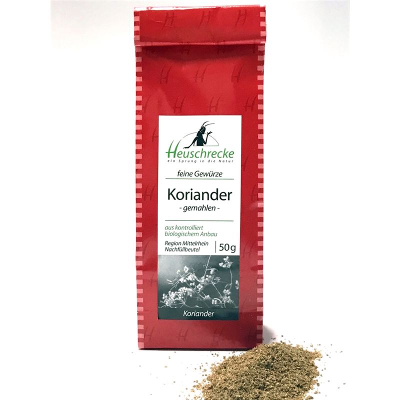 Heuschrecke Koriander, gemahlen, kbA - Produktbild