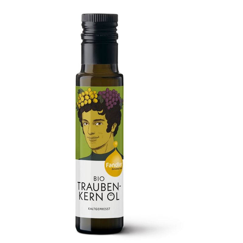 Ölmühle Fandler Fandler Bio-Traubenkernöl kaltgepresst, 250 ml - Produktbild