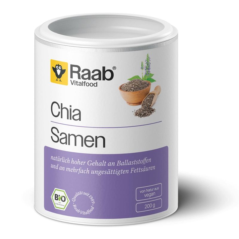 Raab Vitalfood Bio Chia-Samen, 250g - Produktbild