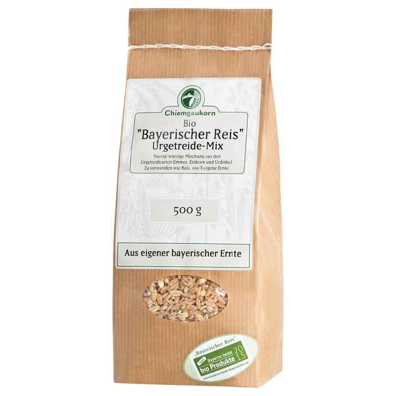 Chiemgaukorn "Bayerischer Reis", Bio Urgetreide-Mix - Produktbild