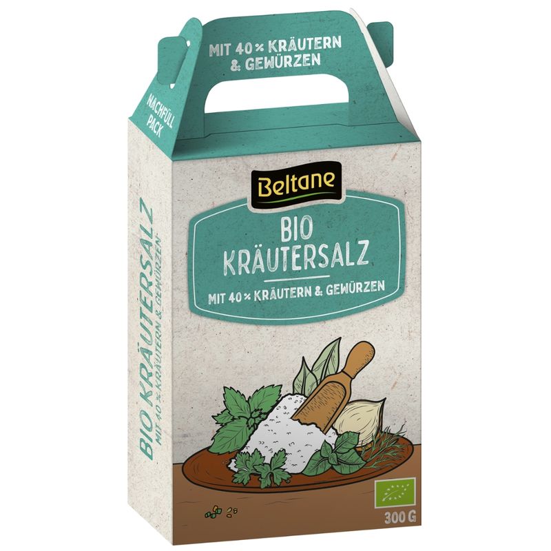 Beltane Beltane Kräutersalz Nachfüllpackung, vegan, glutenfrei, lactosefrei - Produktbild