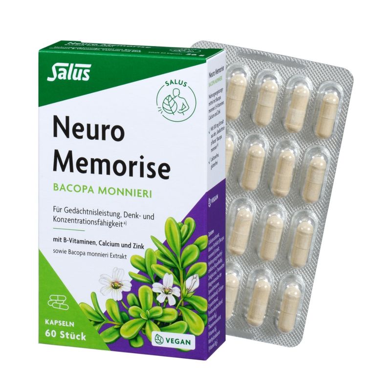 Salus® Neuro Memorise Bacopa monnieri Kps 60 Kps - Produktbild