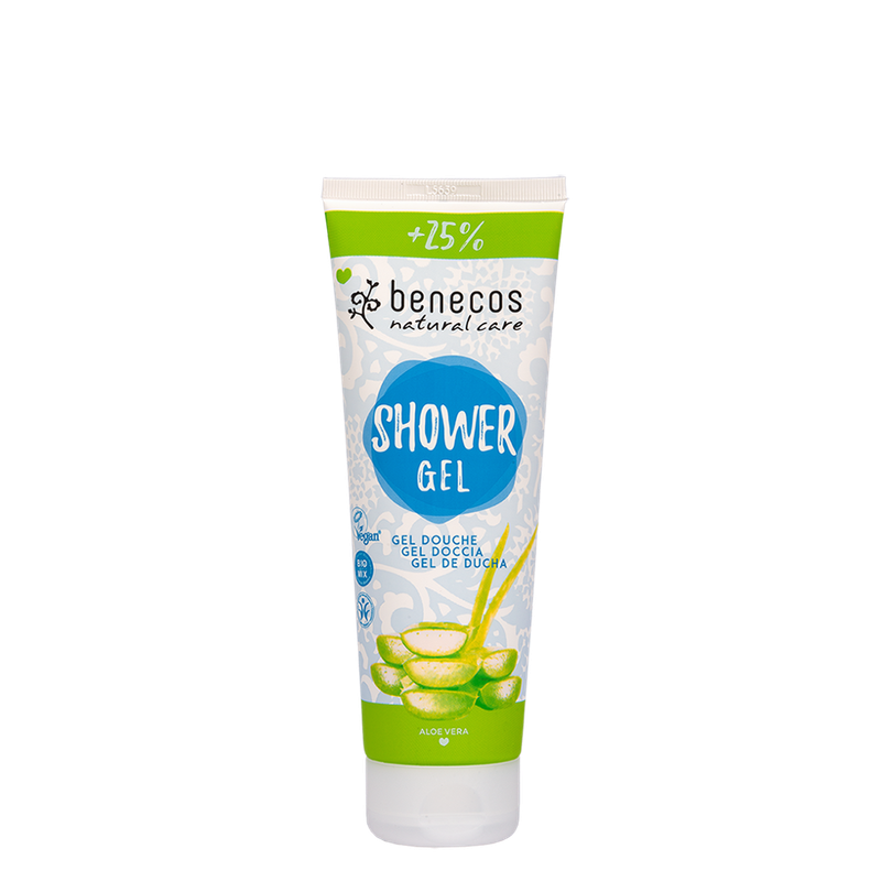 benecos benecos Natural Shower Gel Aloe Vera + 25% - Produktbild