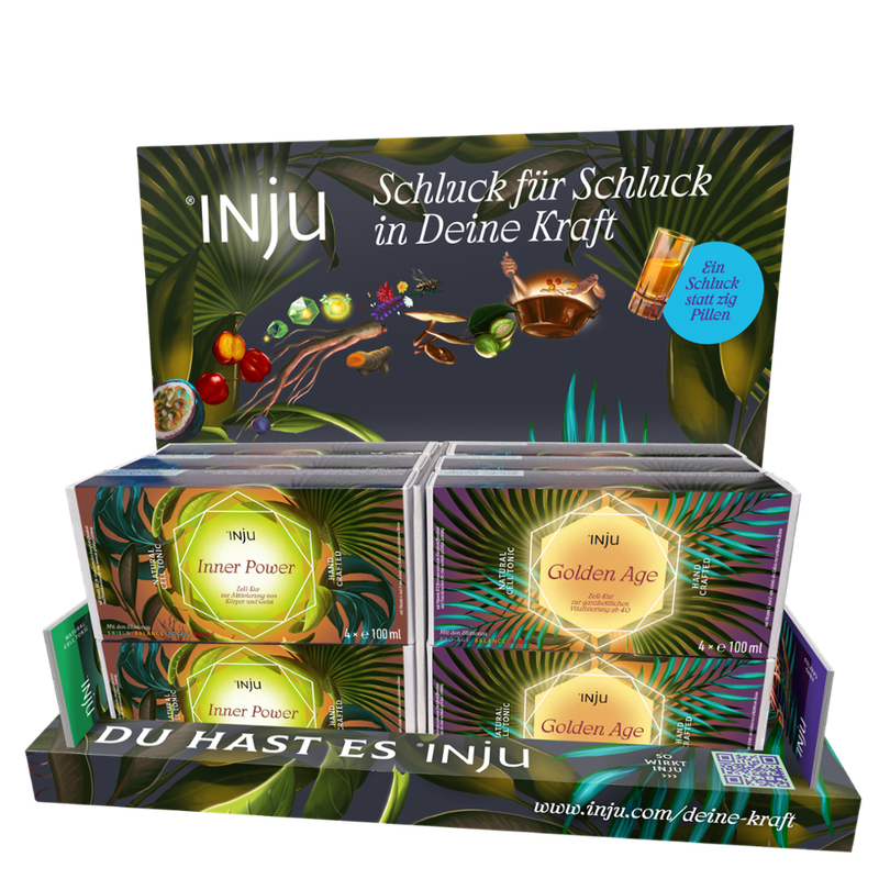 INJU INJU Display (6 x INNER POWER Kur, 6 x GOLDEN AGE Kur) - Produktbild