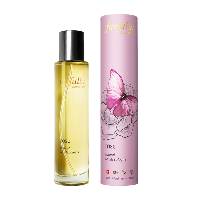 farfalla rose, natural eau de cologne, 50ml - Produktbild