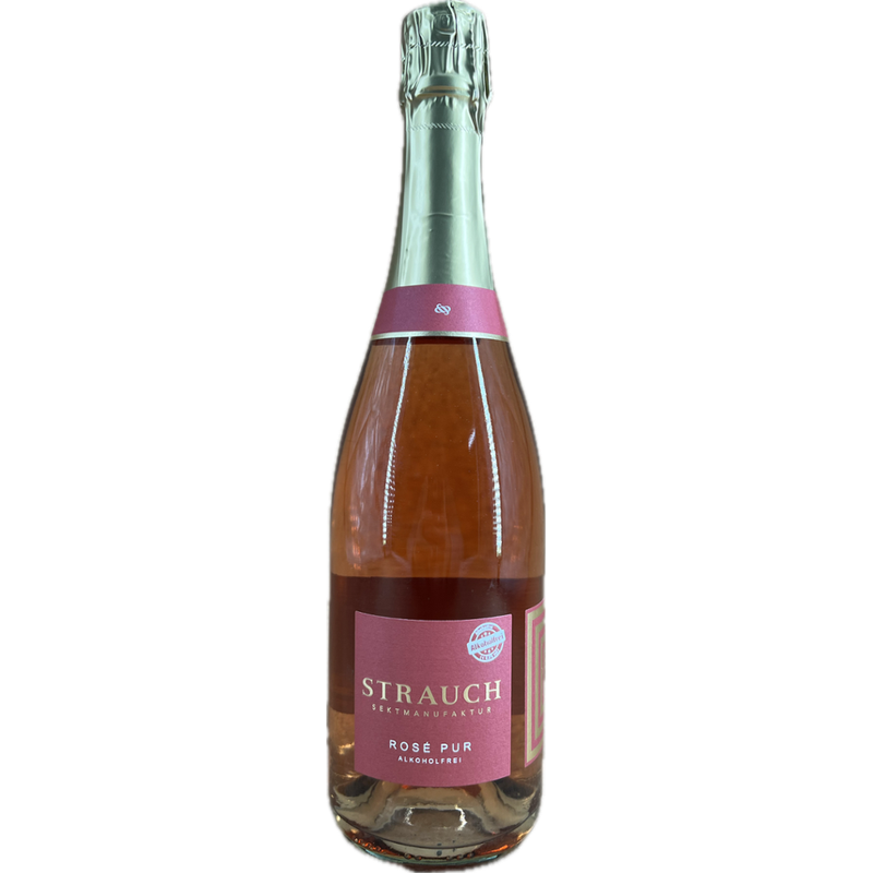 Strauch Sektmanufaktur Strauch Rosé Pur Sekt Alkoholfrei trocken - Produktbild