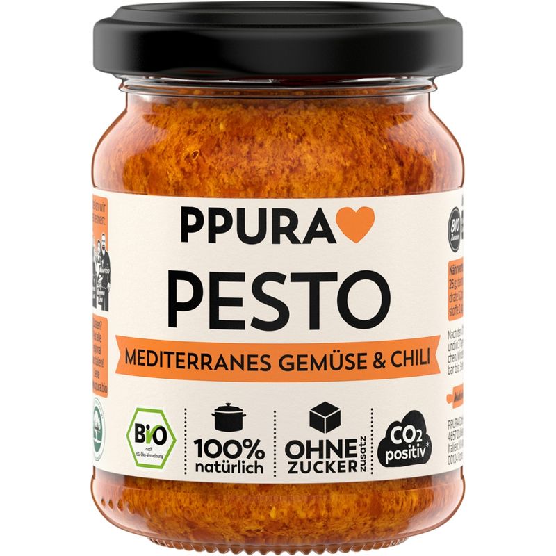 PPURA BIO Pesto Mediterranes Gemüse und Chili - Produktbild