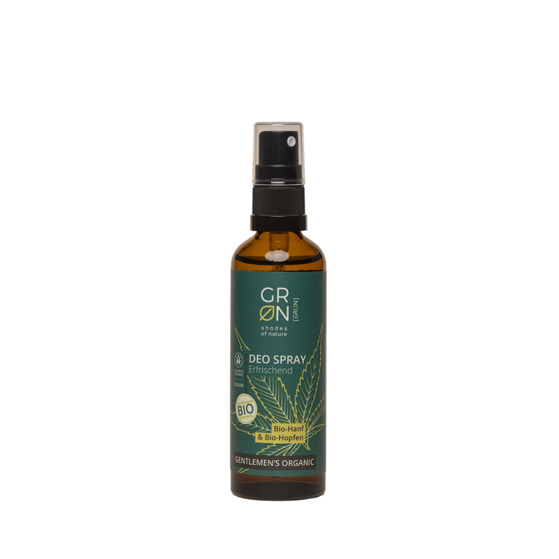 GRN GRN [GRÜN] Deo Spray Erfrischend Bio-Hanf & Bio-Hopfen - Gentlemen's Organic - Produktbild