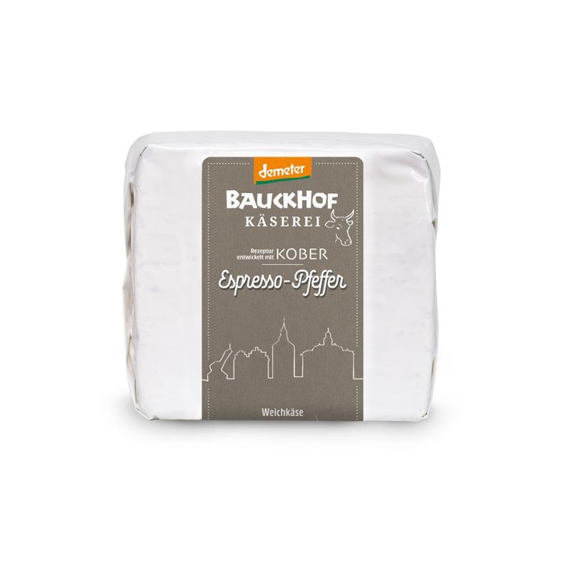 Bauckhof Weichkäse Espresso-Pfeffer - Produktbild