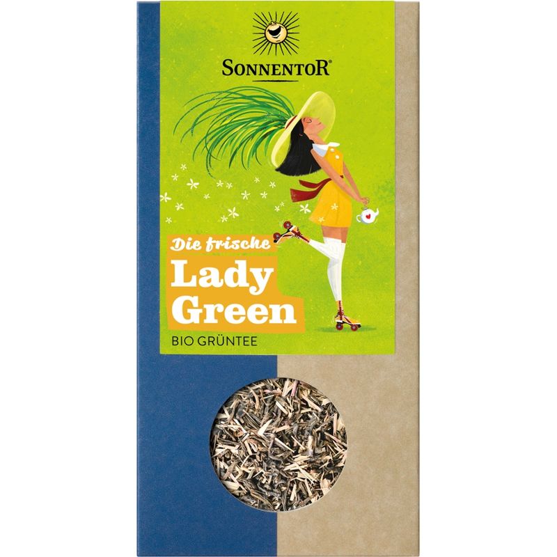 Sonnentor Die frische Lady Green Tee lose - Produktbild
