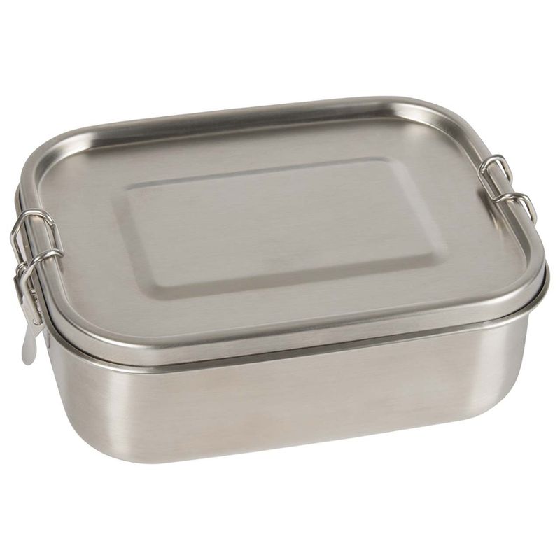 memo Handelsware Edelstahl-Lunchbox mit Trennsteg und Silikondichtung, 800 ml - Produktbild