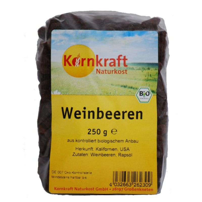 Kornkraft Weinbeeren, californische - Produktbild