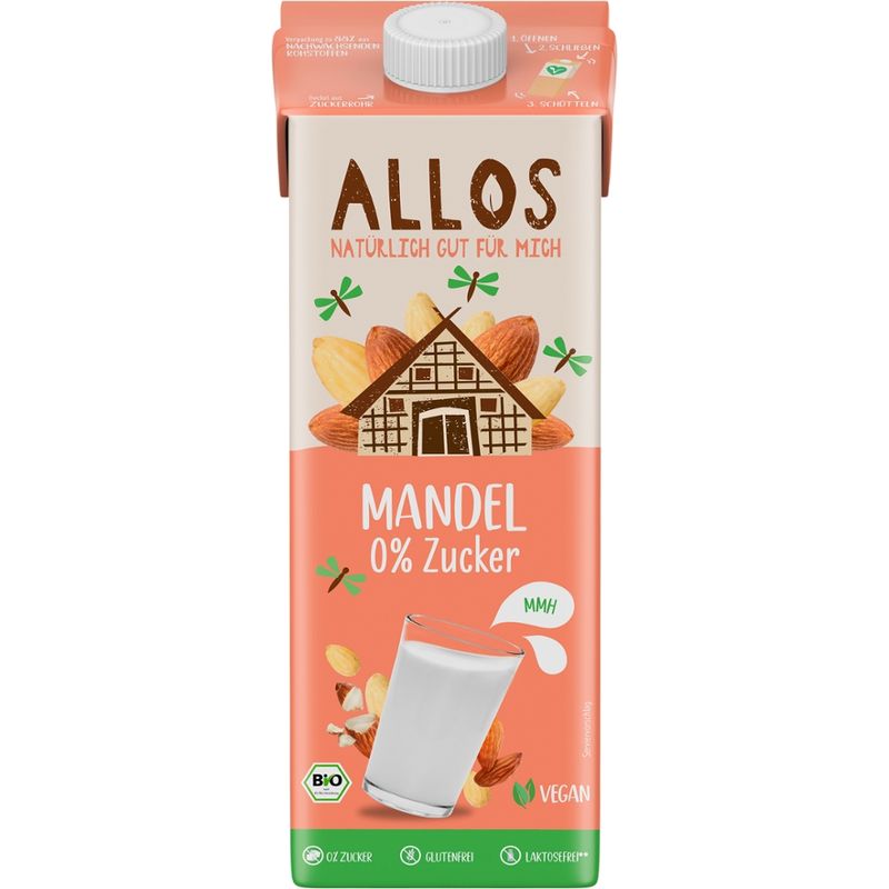 Allos Mandel 0% Zucker Drink - Produktbild