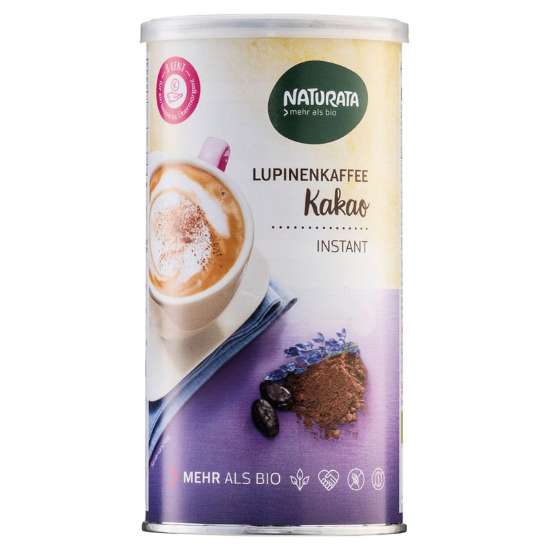 NATURATA Lupinenkaffee Kakao, instant, Dose - Produktbild