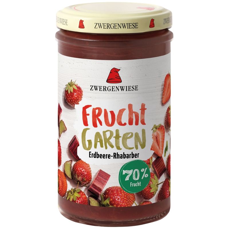 Zwergenwiese FruchtGarten Erdbeere-Rhabarber - Produktbild