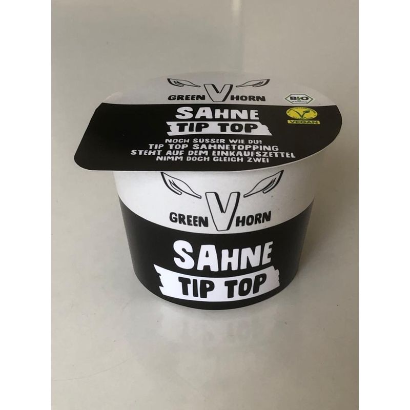 Greenhorn GH vegane fertig aufgeschlagene Schlagcreme 150g - Produktbild