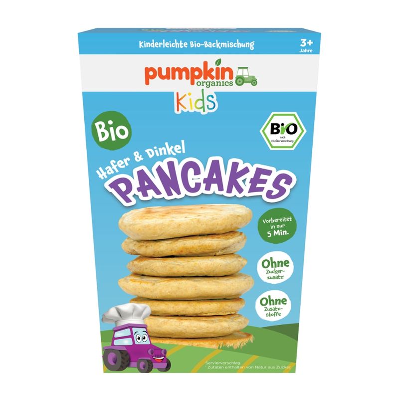 Pumpkin Organics Bio Hafer & Dinkel Pancakes - Produktbild