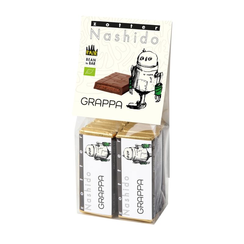 Zotter Schokolade Nashido Grappa - Produktbild
