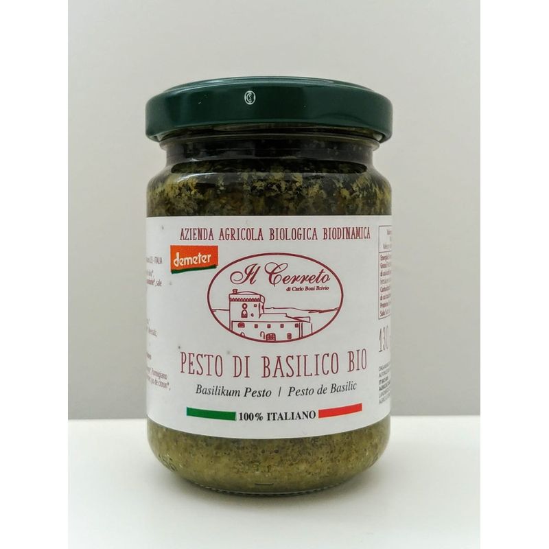 Il Cerreto Pesto Basilico Demeter 130 g - Produktbild