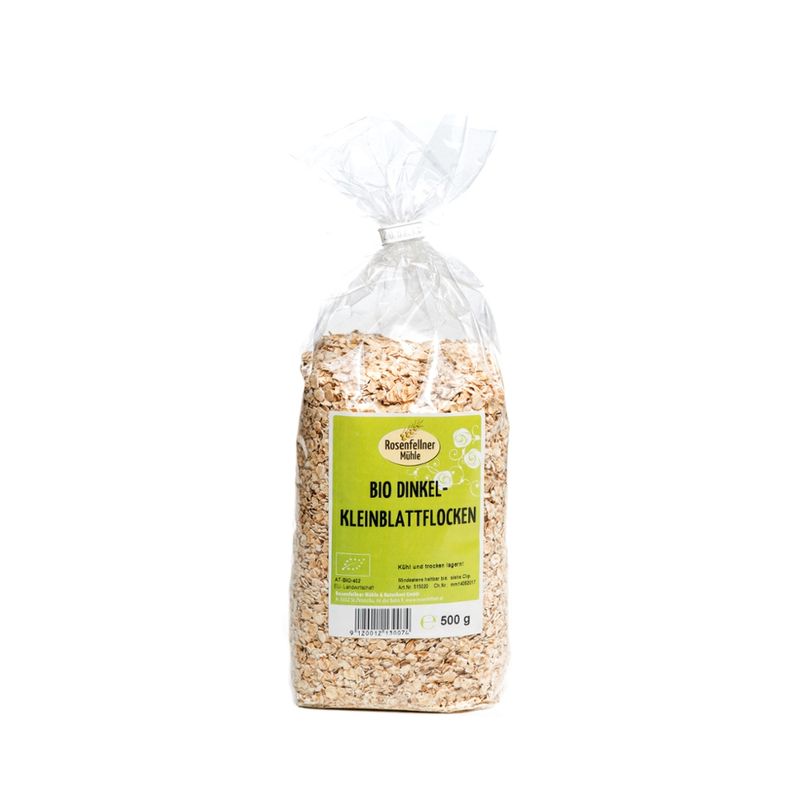 Rosenfellner Mühle & Naturkost Bio Dinkelkleinblattflocken 500g - Produktbild