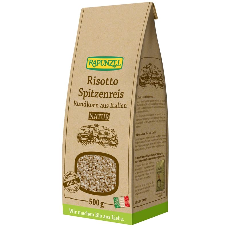 Rapunzel Risotto Rundkorn Spitzenreis 'Ribe' natur / Vollkorn - Produktbild