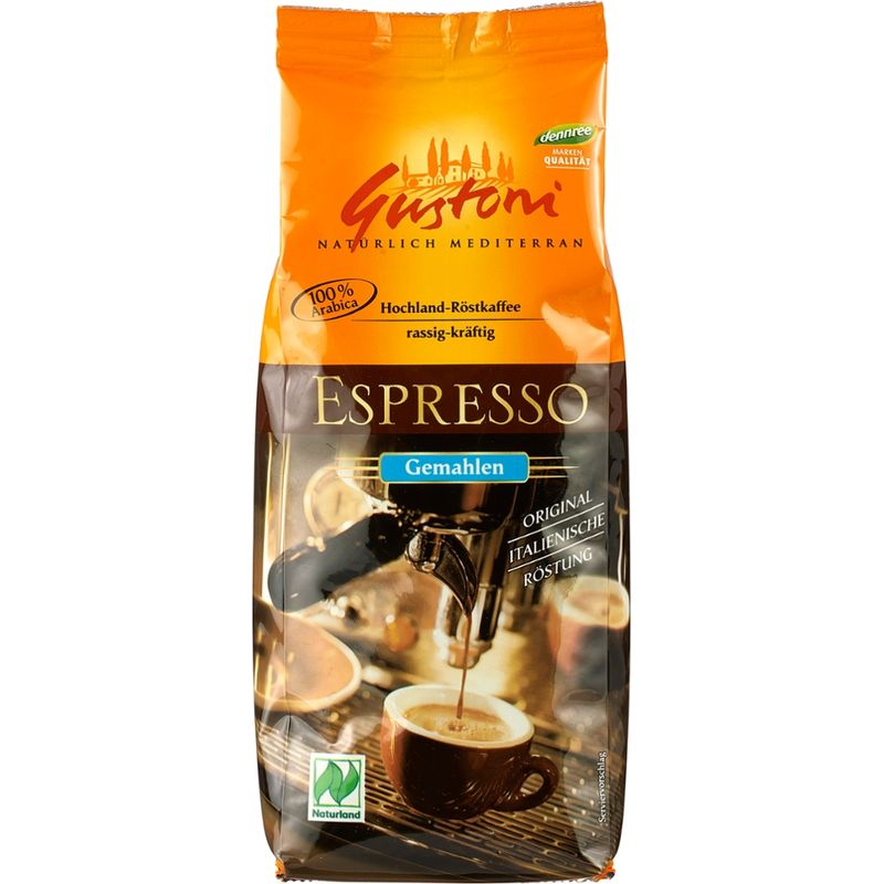 Gustoni Espresso, gemahlen, rassig-kräftig - Produktbild