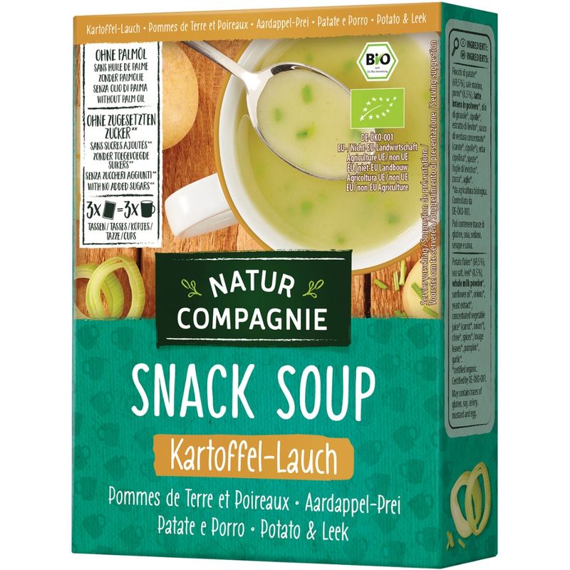 Natur Compagnie Snack Soup Kartoffel-Lauch - Produktbild