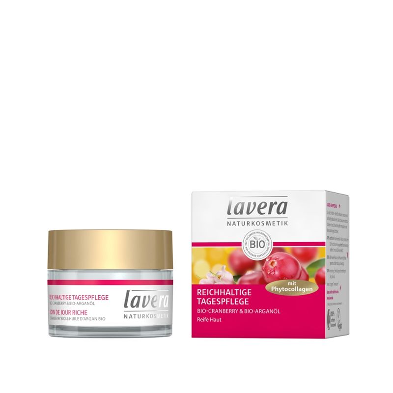 lavera Reichhaltige Tagespflege Bio-Cranberry & Bio-Arganöl - Produktbild