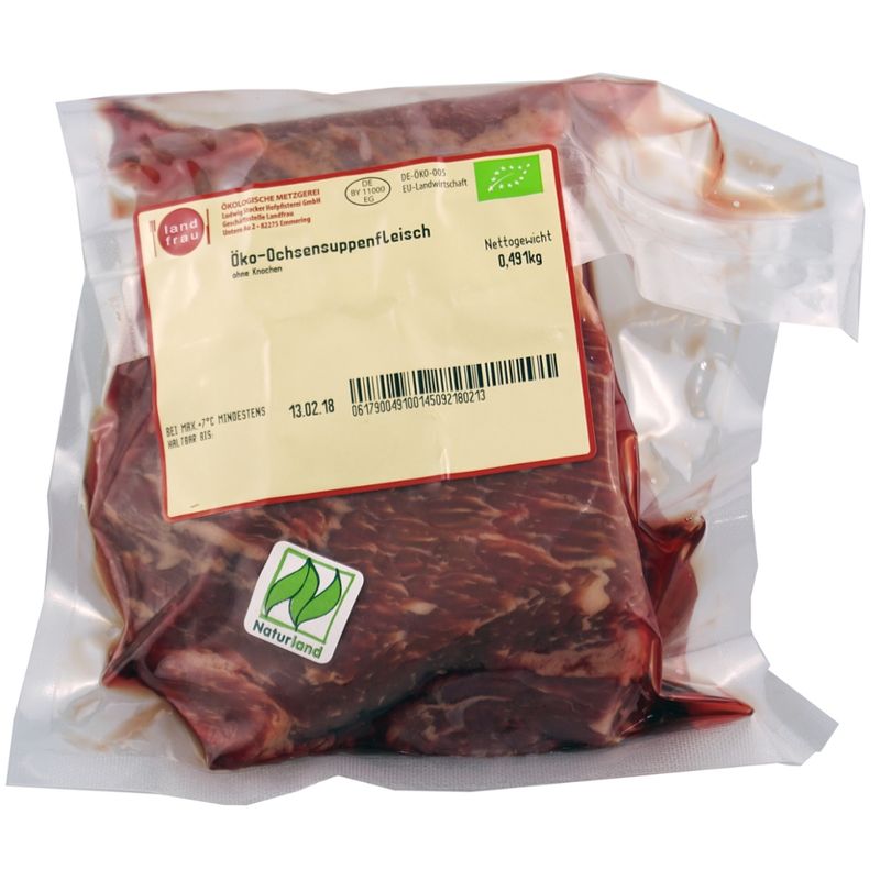 Landfrau Öko-Suppenfleisch ohne Knochen - Produktbild