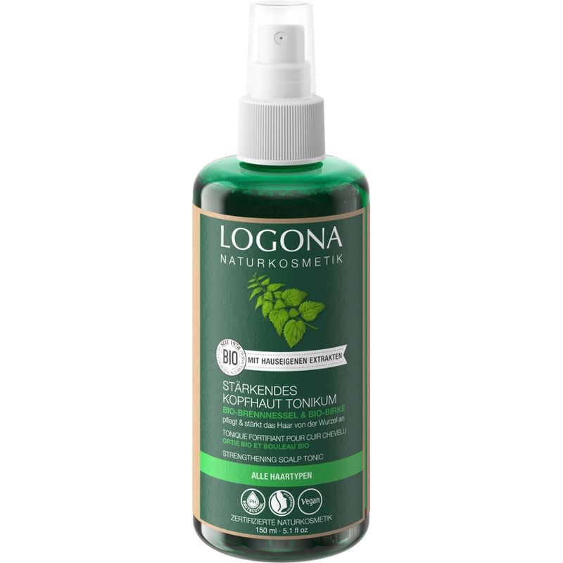 Logona LOGONA Stärkendes Kopfhaut Tonikum Bio-Brennnessel & Bio-Birke - Produktbild