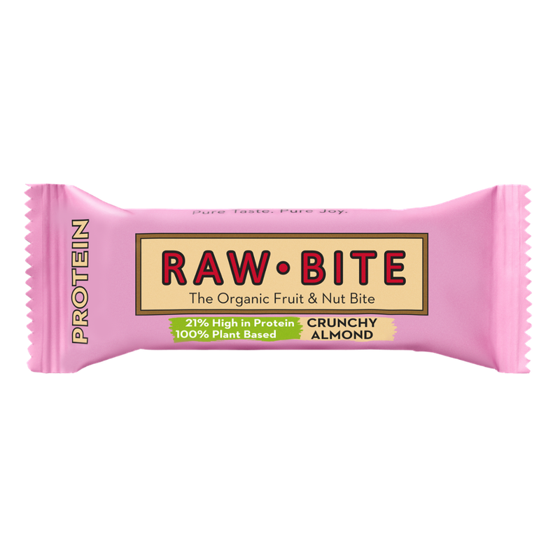 Raw Bite Fruchtriegel Protein Crunchy Almond 45g - Produktbild