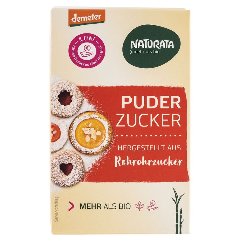 NATURATA Puderzucker aus Rohrohrzucker - Produktbild