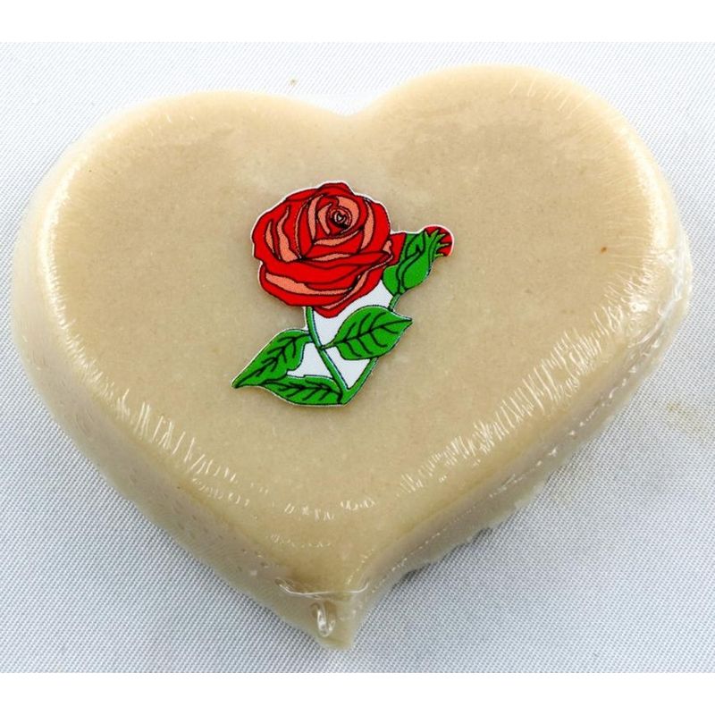 Funsch Marzipan BIO Herz weiß - Produktbild