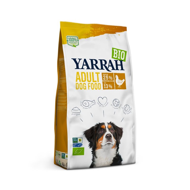 Yarrah Organic Petfood Yarrah Bio Hund Trockenfutter Erwachsene Huhn - Produktbild