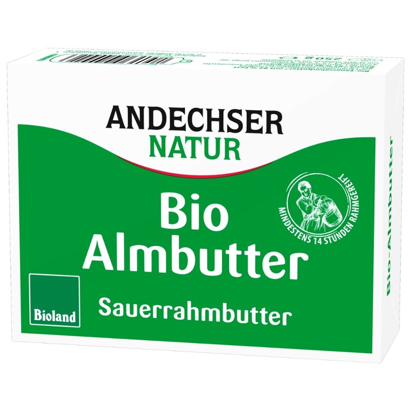 Andechser Natur Bio Almbutter (Sauerrahm) - Produktbild