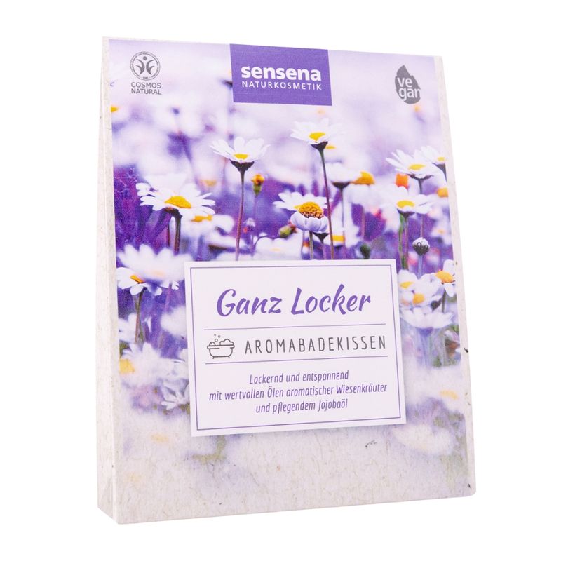 sensena Naturkosmetik Aromabadekissen "Ganz Locker", 60 g - Produktbild