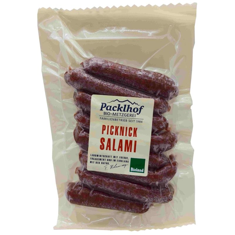 Packlhof Picknicksalami 150g VAC/SB - Produktbild