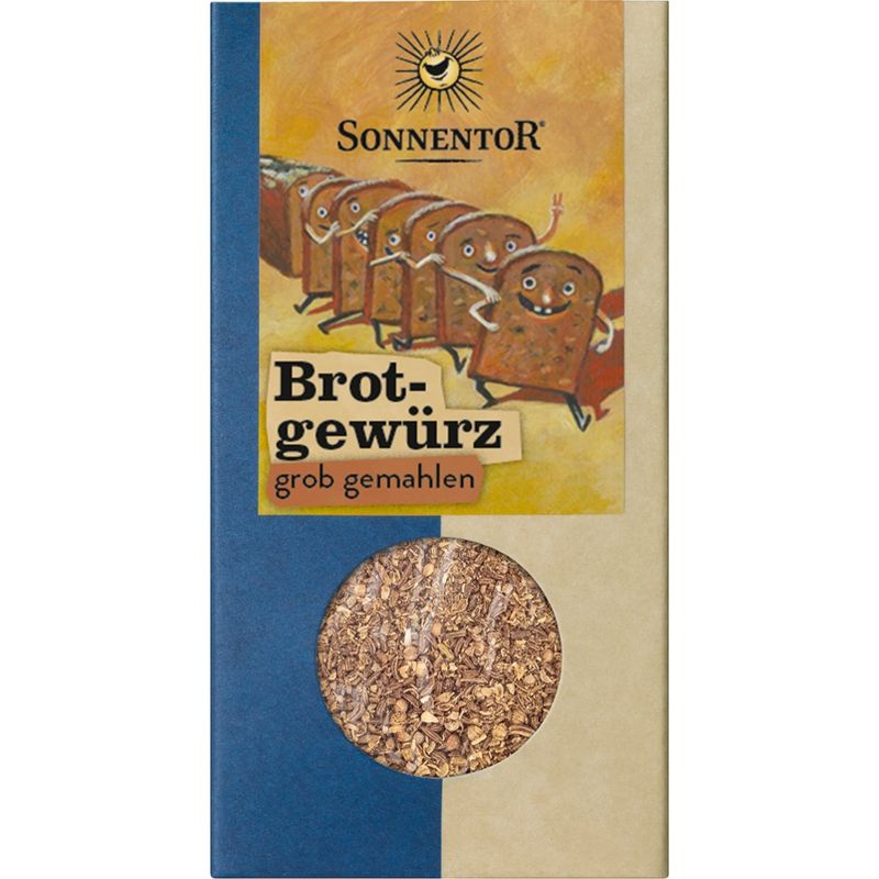 Sonnentor Brotgewürz grob gemahlen, Packung - Produktbild