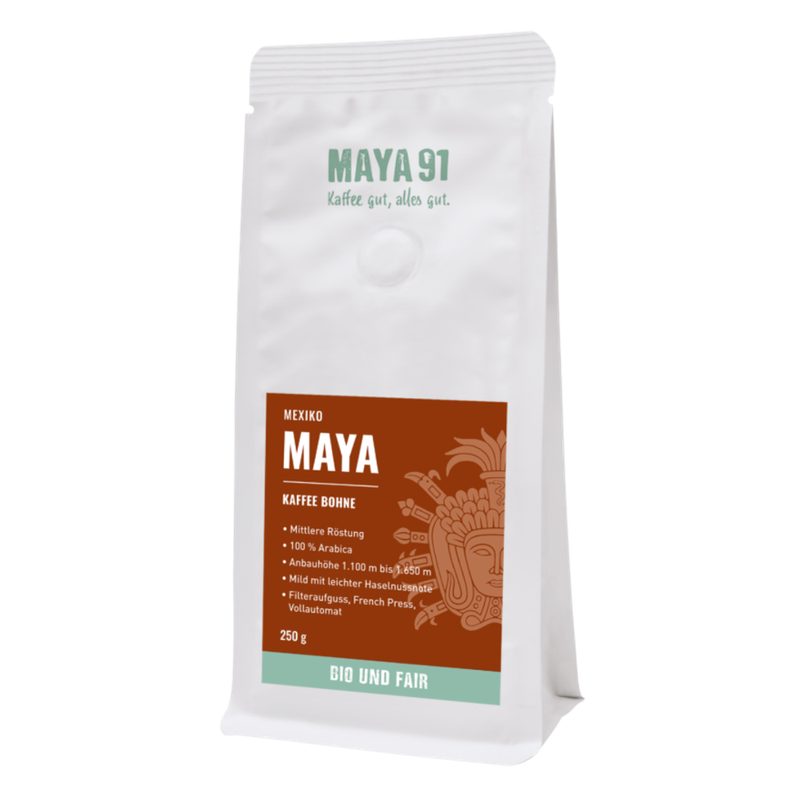 MAYA Kaffee 1991  250g MAYA Kaffee Bohne - Produktbild