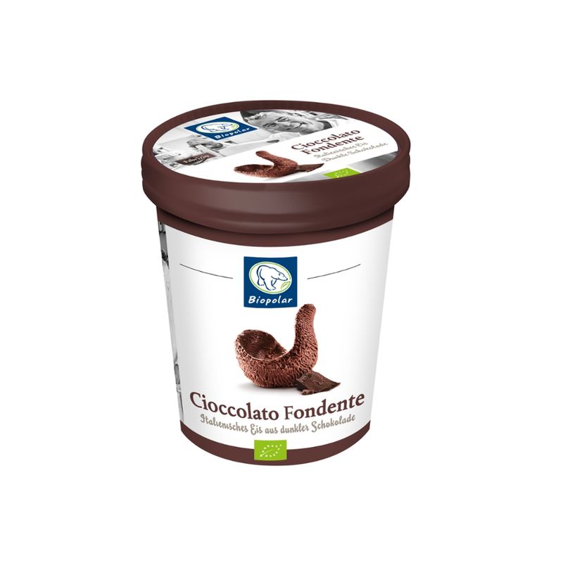 Biopolar Cioccolato Fondente - Italienisches Eis aus dunkler Schokolade - Produktbild