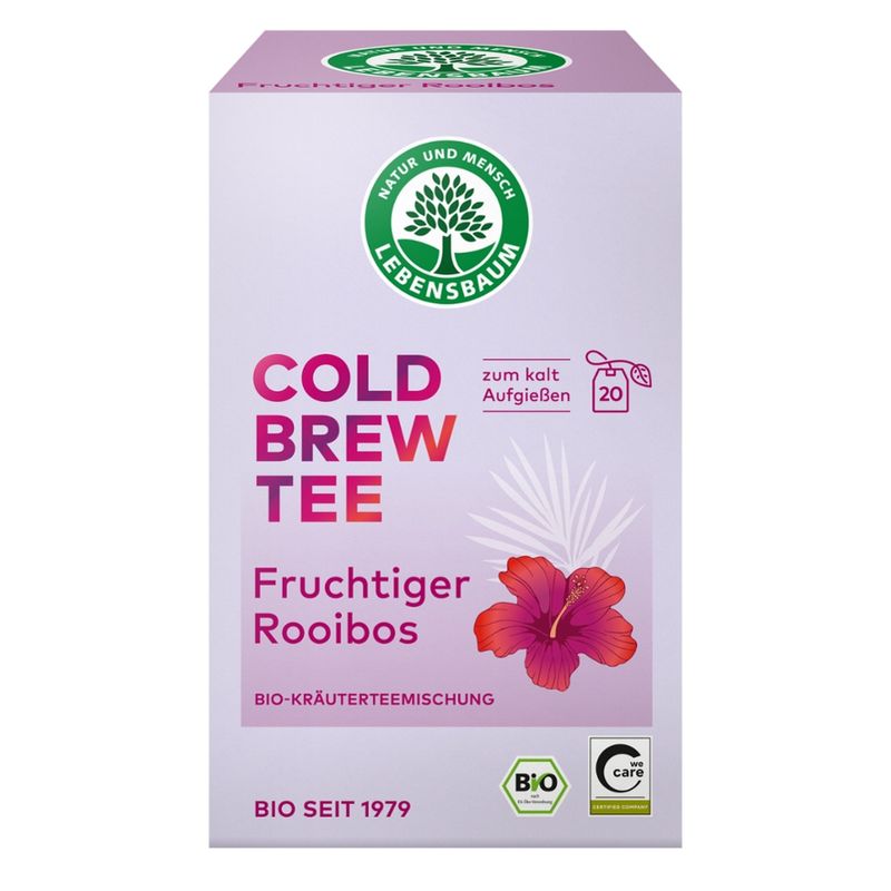 LEBENSBAUM Cold Brew Tee Fruchtiger Rooibos - Produktbild