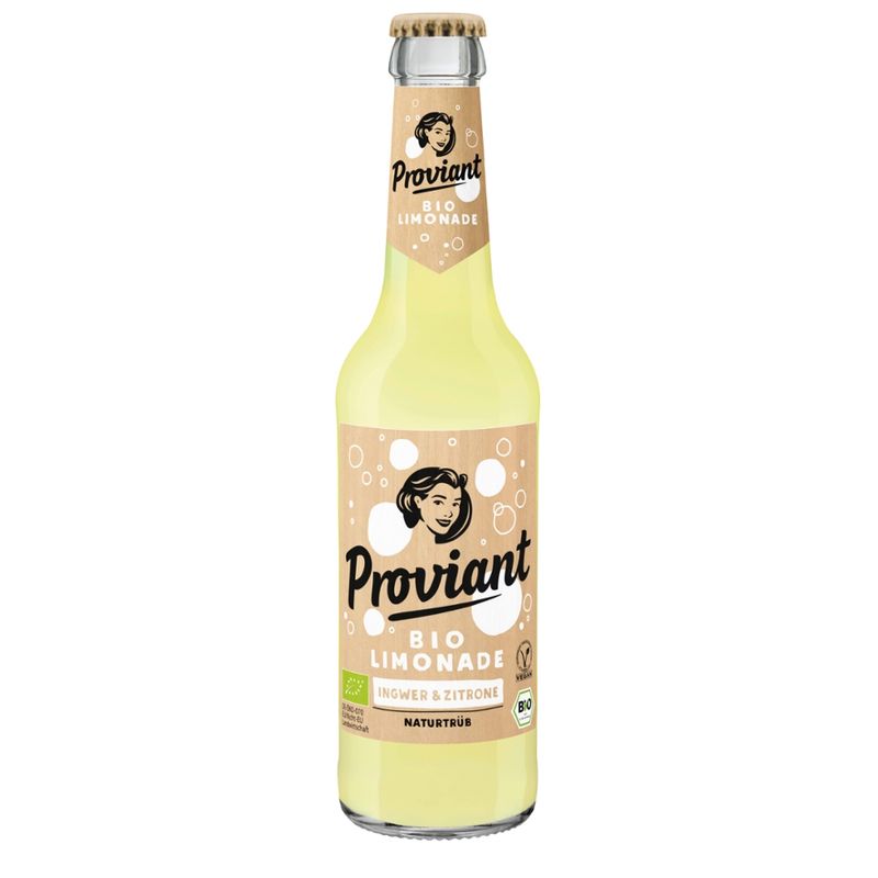 Proviant Berlin Ingwer + Zitronenlimonade (Bio) - Produktbild
