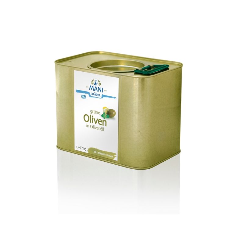 MANI® MANI Grüne Oliven in Olivenöl, bio - Produktbild
