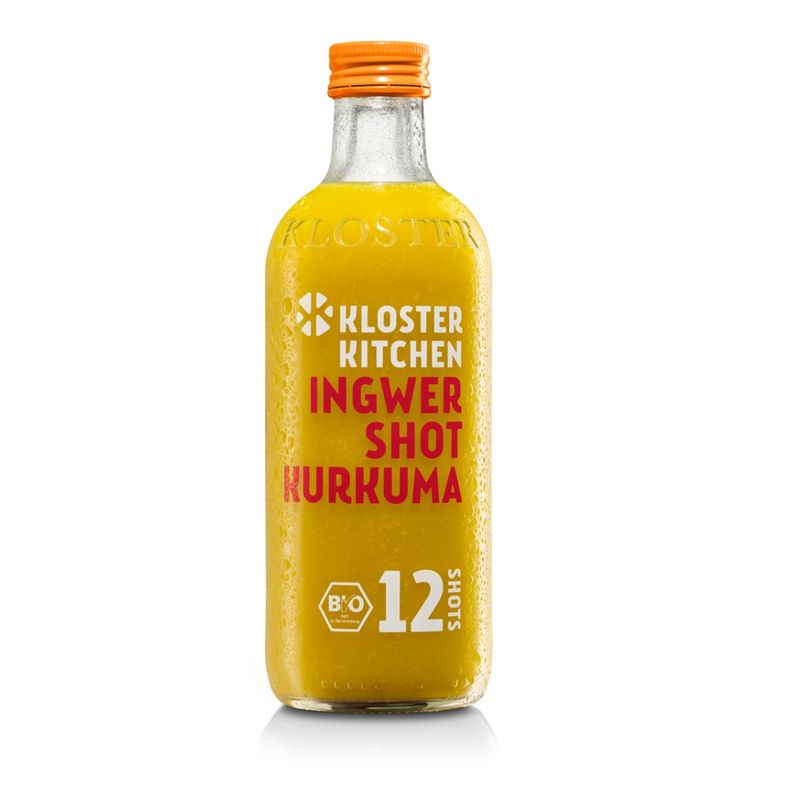 KLOSTER KITCHEN BIO Ingwershot Kurkuma 12SHOTS - Produktbild