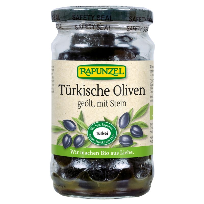 Rapunzel Oliven schwarz, mit Stein geölt, Projekt - Produktbild