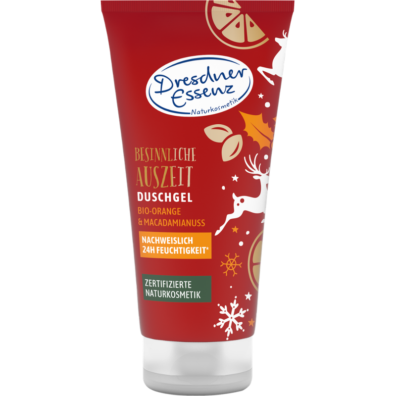 Dresdner Essenz Need You! Dresdner Essent Dusche Need You Dusche Bio-Orange/ Macadamia 200ml (Besinnliche Auszeit) - Produktbild