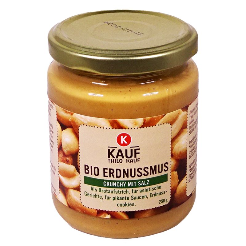 Kauf Nuss Bio-Erdnussmus crunchy - Produktbild