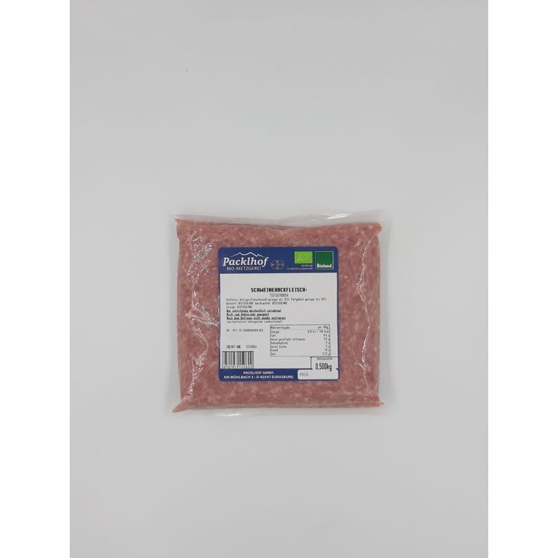 Packlhof Schweine Hackfleisch TK 6 x 500 g im Karton - Produktbild