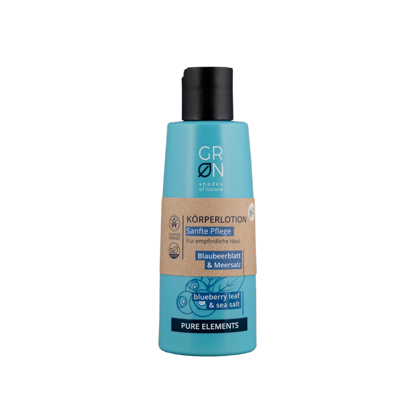 GRN GRN [GRÜN] Körperlotion Sanfte Pflege Meersalz & Bio-Blaubeerblatt - Pure Elements - Produktbild