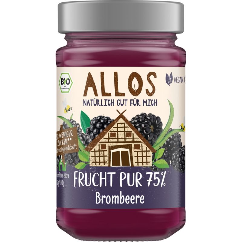 Allos Frucht Pur 75% Brombeere - Produktbild